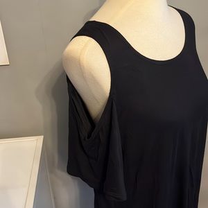 Free Kisses Short Sleeve Cold Shoulder Tee